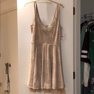 Free People ivory comb dress